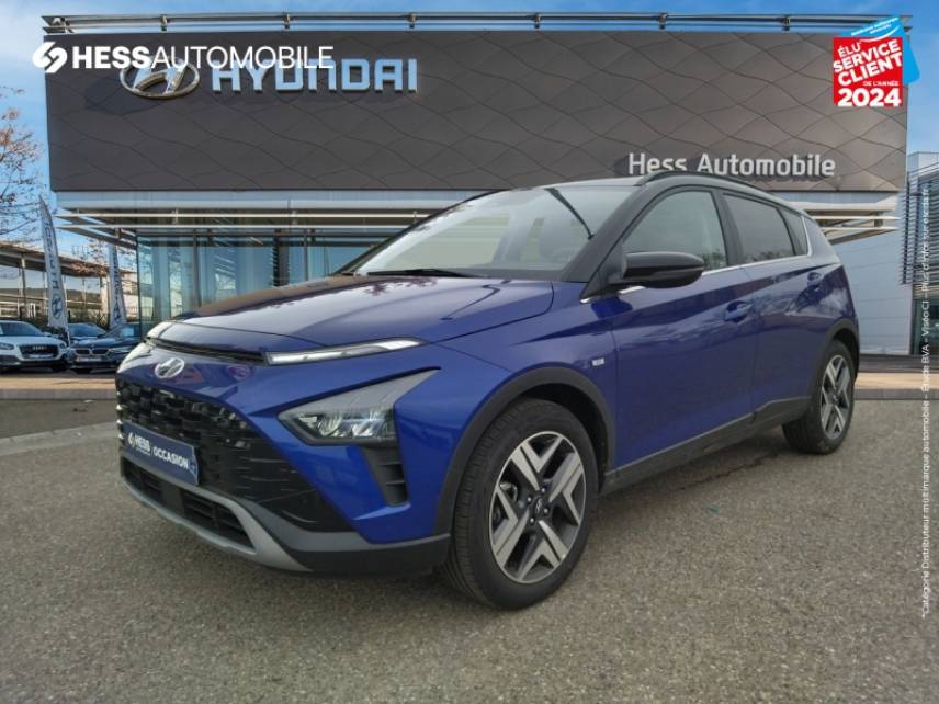 67800 : Hyundai Strasbourg - HESS Automobile - HYUNDAI Bayon - Bayon - Intense Blue Métal/Toit/rétros Black - Traction - Essence/Micro-Hybride