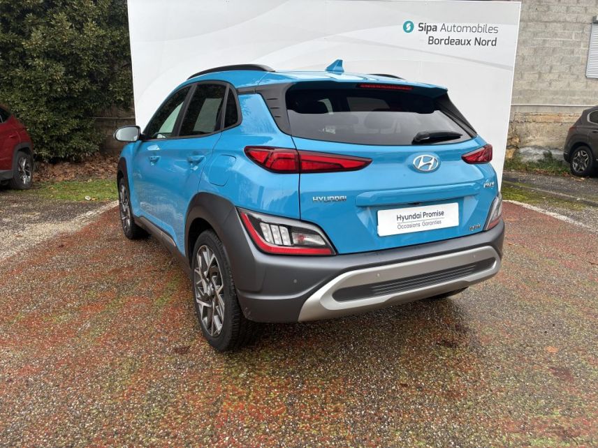 33110 : Hyundai Bordeaux Nord Le Bouscat - Sipa Automobiles - HYUNDAI KONA HYBRID Creative - KONA HYBRID (10/2020) - BLEU CLAIR - Automate sequentiel - Essence / Courant électrique