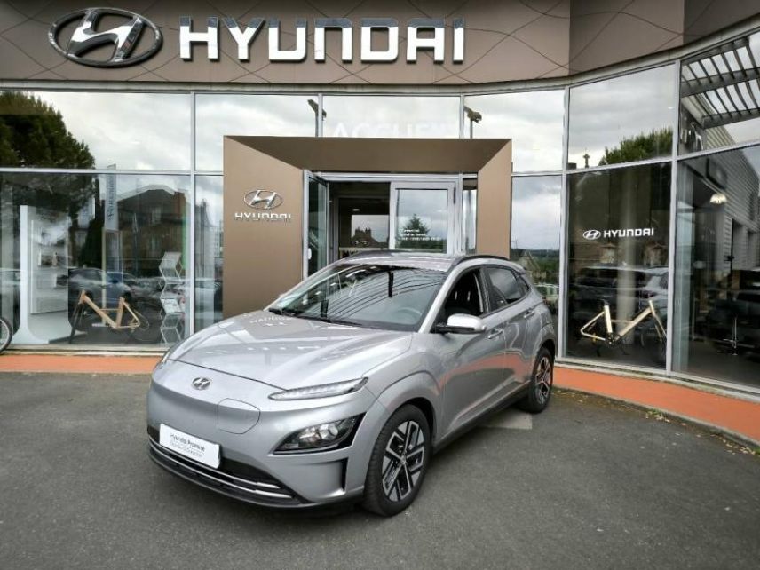 19100 : Hyundai Brive-la-Gaillarde - Garage Pouget - HYUNDAI Kona - Kona - Shimmering Silver Métal - Traction - Electrique