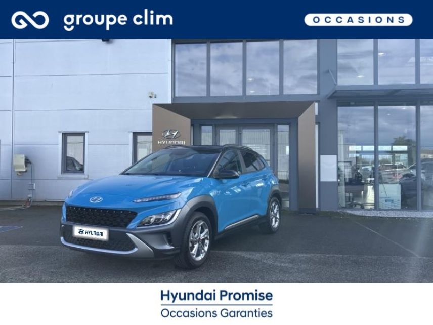 65000 : Hyundai Tarbes i-AUTO - HYUNDAI Kona - Kona - Bleu - Traction - Diesel/Micro-Hybride
