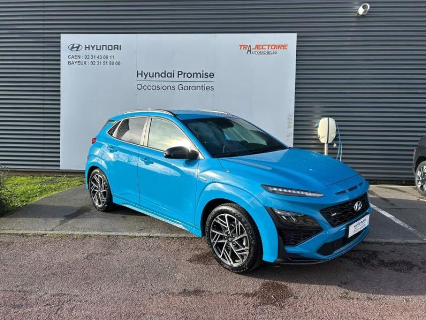 14100 : Hyundai Lisieux - Trajectoire Automobiles - HYUNDAI Kona - Kona - Bleu - Traction - Essence/Micro-Hybride