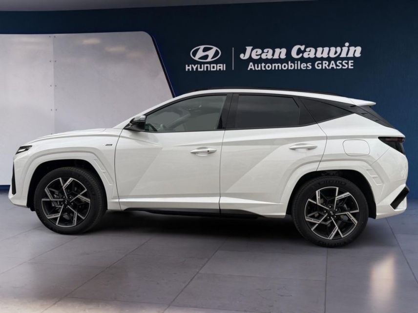 06130 : Hyundai Grasse - Garage Jean Cauvin - HYUNDAI TUCSON N Line Creative - TUCSON IV - Blanc - Boîte automatique - Essence / Courant électrique
