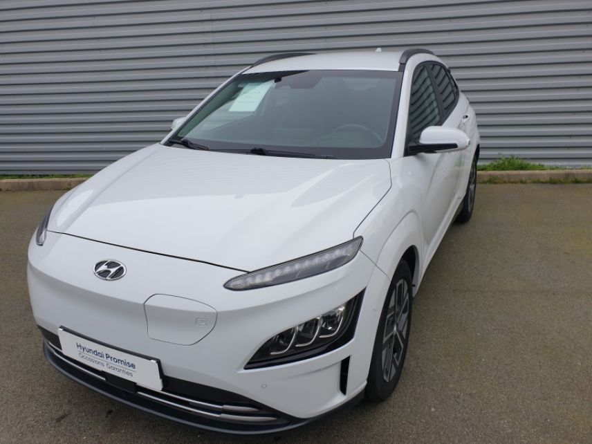 29200 : Hyundai Brest - Iroise Automobiles - HYUNDAI Kona - Kona - Chalk White Métal - Traction - Electrique