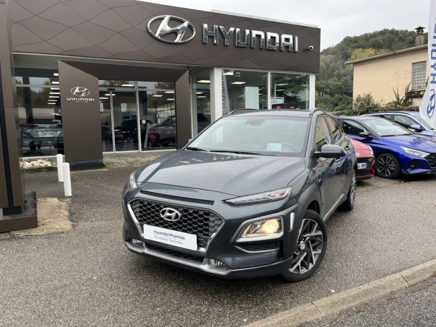 38200 : Hyundai Vienne - Groupe Central Autos - HYUNDAI KONA HYBRID Edition #1 - KONA - Gris - Automate sequentiel - Essence / Courant électrique