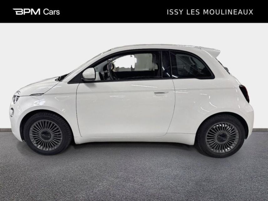92130 : Hyundai ISSY-LES-MOULINEAUX - BPM Cars - FIAT 500 - 500 - Blanc - Traction - Electrique