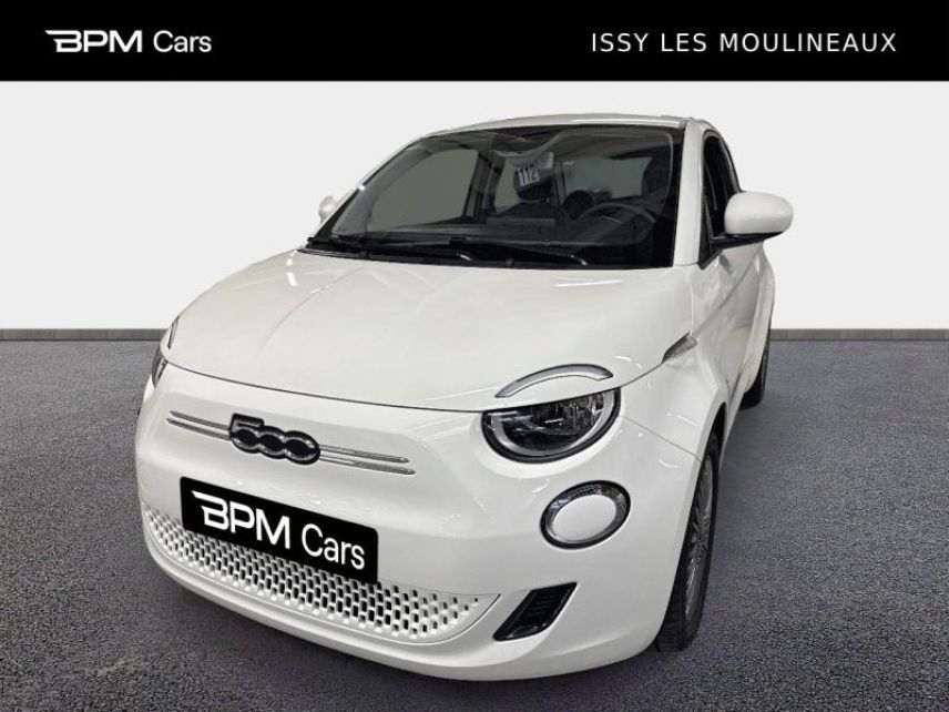 92130 : Hyundai ISSY-LES-MOULINEAUX - BPM Cars - FIAT 500 - 500 - Blanc - Traction - Electrique