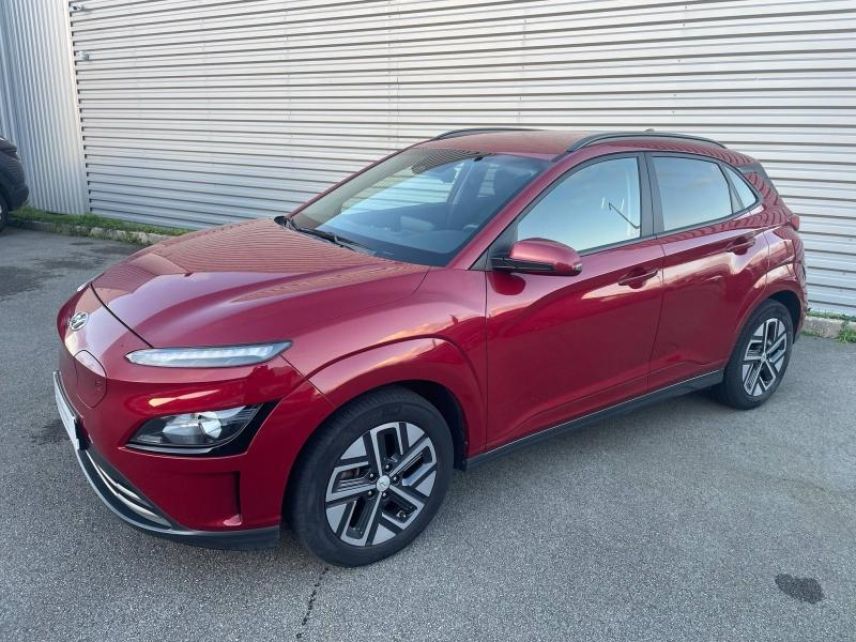 29200 : Hyundai Brest - Iroise Automobiles - HYUNDAI Kona - Kona - Sunset Red Métal - Traction - Electrique