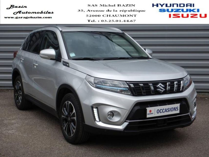 52000 : Hyundai Chaumont - Garage Michel Bazin - SUZUKI Vitara - Vitara - Silky Silver métallisé 2 - Transmission intégrale - Hybride : Essence/Electrique