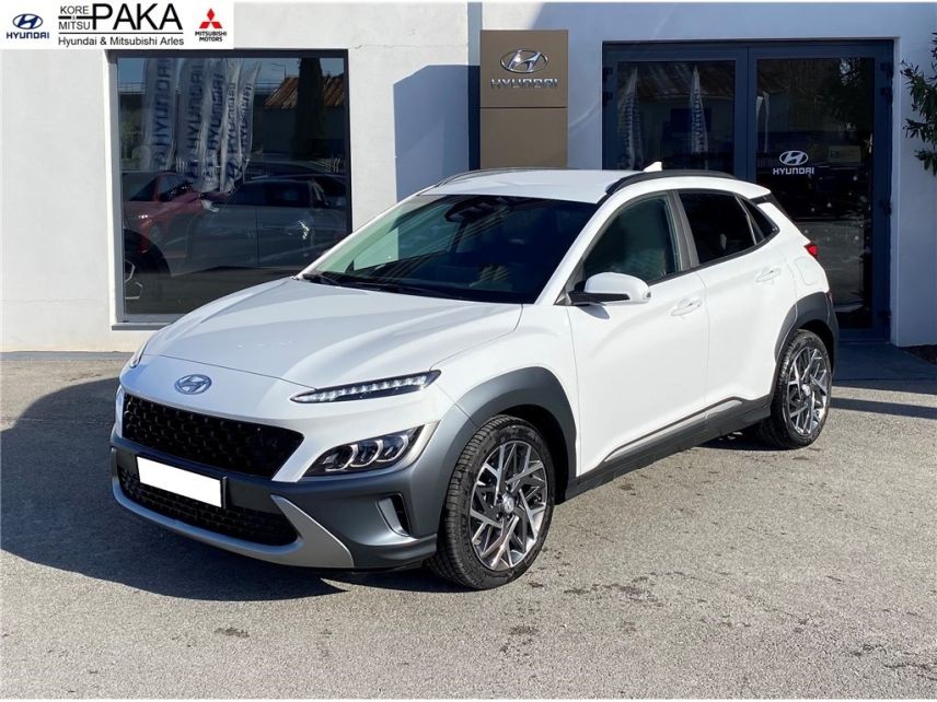 13200 : HYUNDAI Arles - Lexa Automobile - HYUNDAI KONA HYBRID Executive - KONA - Blanc - Automate sequentiel - Essence / Courant électrique