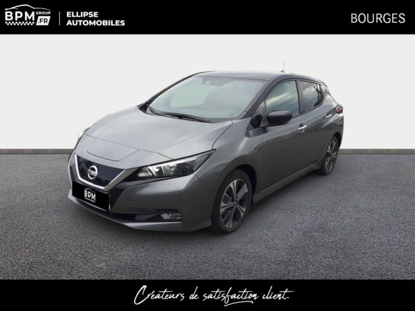 45200 : Hyundai Montargis - ELLIPSE Automobiles - NISSAN Leaf - Leaf - Gris Squale+toit+rétros Noir - Traction - Electrique