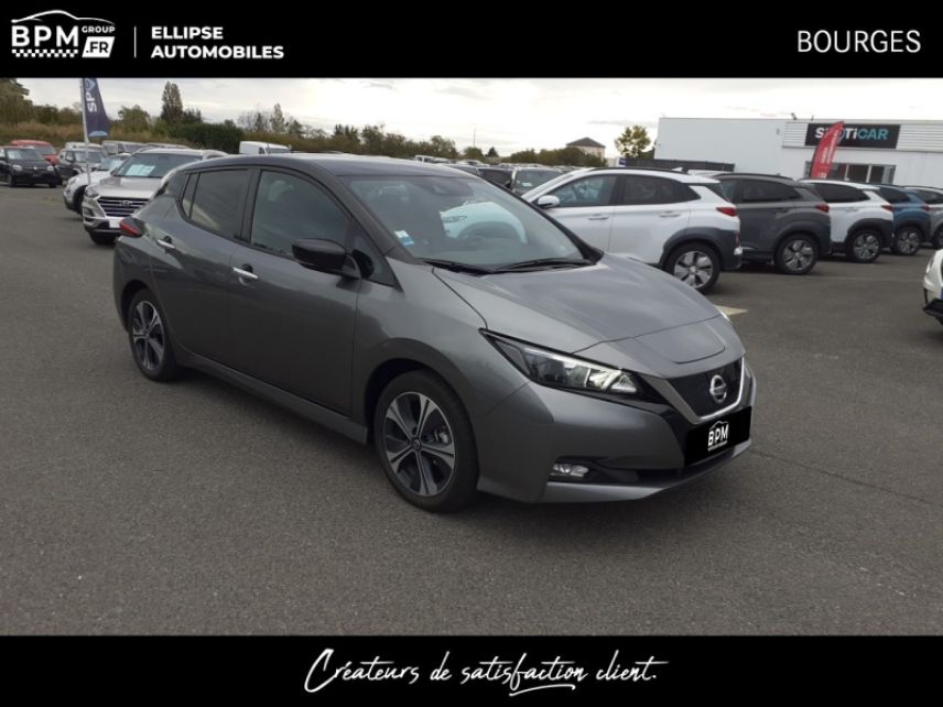 45200 : Hyundai Montargis - ELLIPSE Automobiles - NISSAN Leaf - Leaf - Gris Squale+toit+rétros Noir - Traction - Electrique