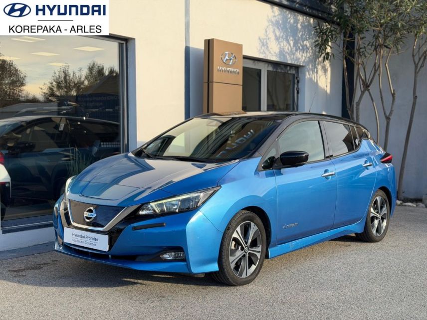 13200 : HYUNDAI Arles - Lexa Automobile - NISSAN LEAF 2019 N-Connecta - LEAF II - Bleu - Automate à fonct. Continu - Courant électrique