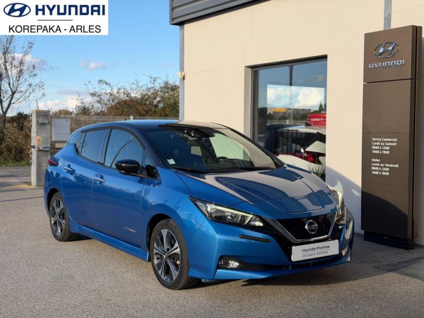 13200 : HYUNDAI Arles - Lexa Automobile - NISSAN LEAF 2019 N-Connecta - LEAF II - Bleu - Automate à fonct. Continu - Courant électrique
