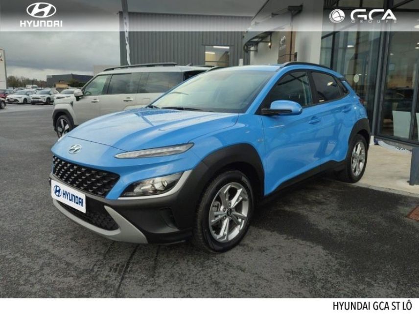 50000 : Hyundai Saint-Lô - GCA - HYUNDAI Kona - Kona - Surfy Blue Métal - Traction - Diesel/Micro-Hybride