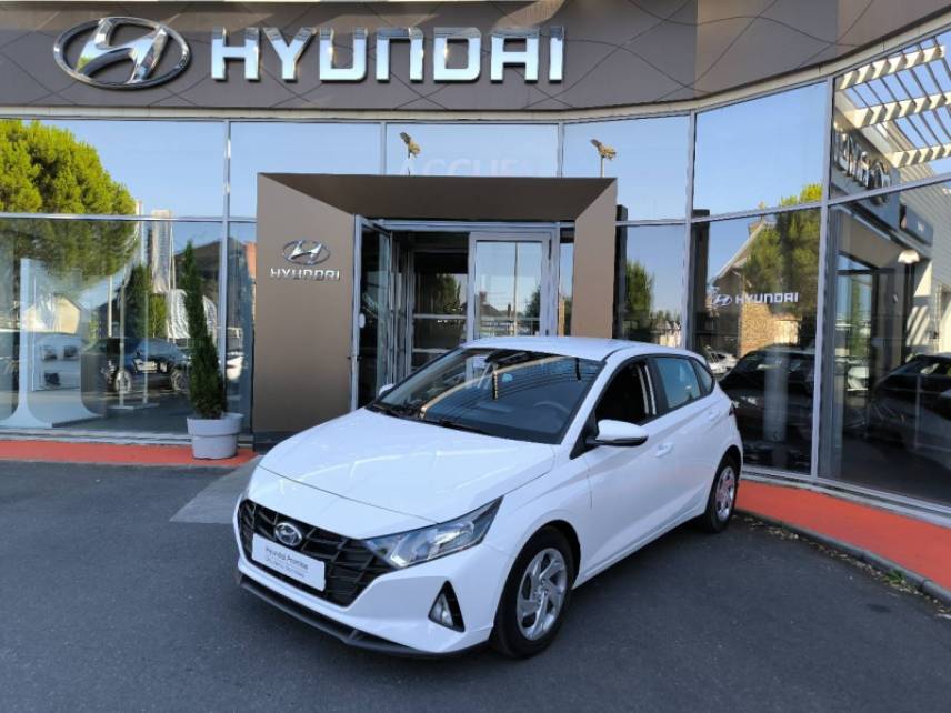 19100 : Hyundai Brive-la-Gaillarde - Garage Pouget - HYUNDAI i20 - i20 - Polar White - Traction - Essence