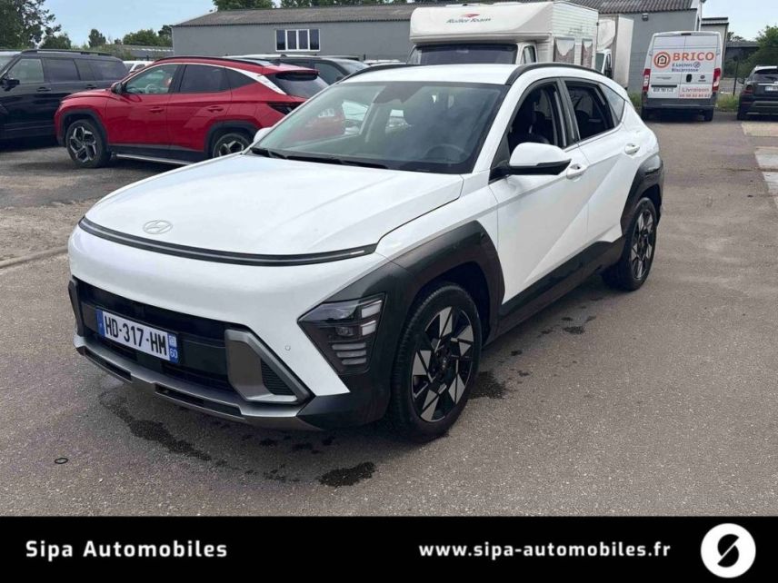 33260 : Hyundai Arcachon - Sipa Automobiles - HYUNDAI KONA Executive - KONA II - Blanc - Automate sequentiel - Essence / Courant électrique