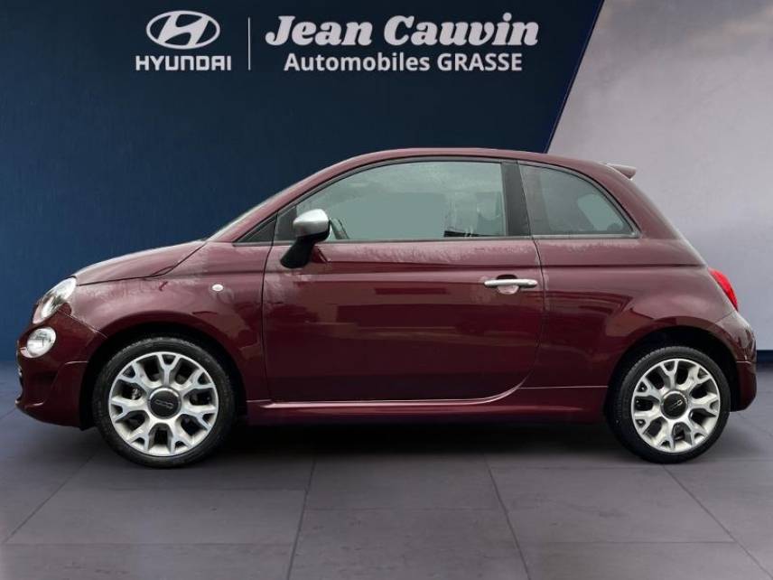 06130 : Hyundai Grasse - Garage Jean Cauvin - FIAT 500 - 500 - PRUNE - Traction - Essence