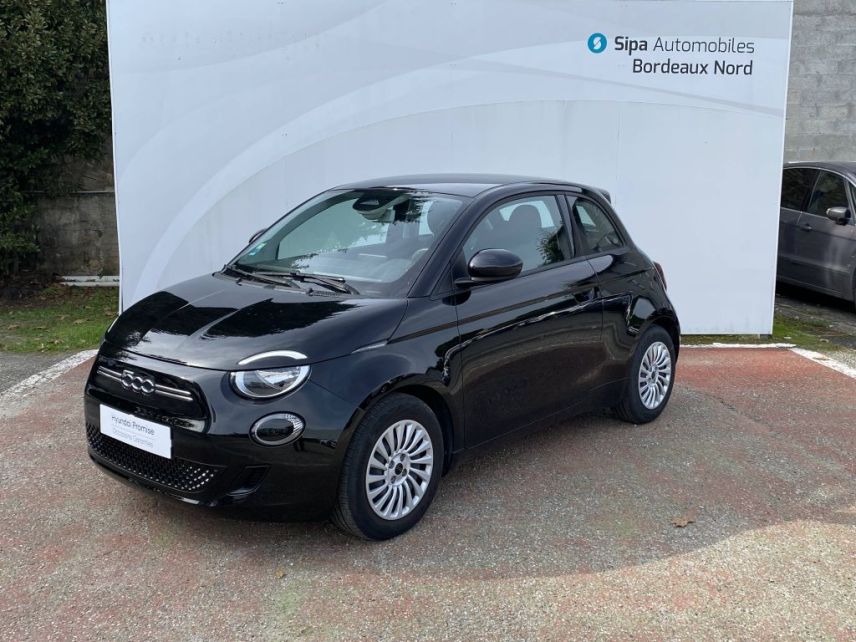 33140 : Hyundai Bordeaux Sud Villenave d&#039;Ornon - Sipa Automobiles - FIAT 500e BERLINE Action Plus - 500 III - NOIR - Automate à fonct. Continu - Courant électrique