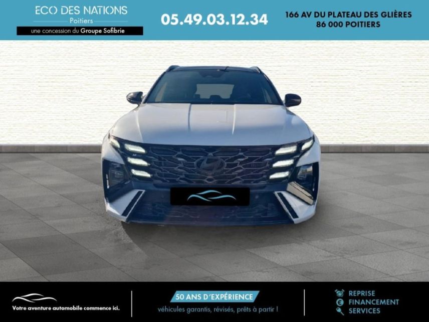 86000 : Hyundai Poitiers - Eco des Nations - HYUNDAI Tucson - Tucson - Serenity White Métal - Traction - Hybride : Essence/Electrique