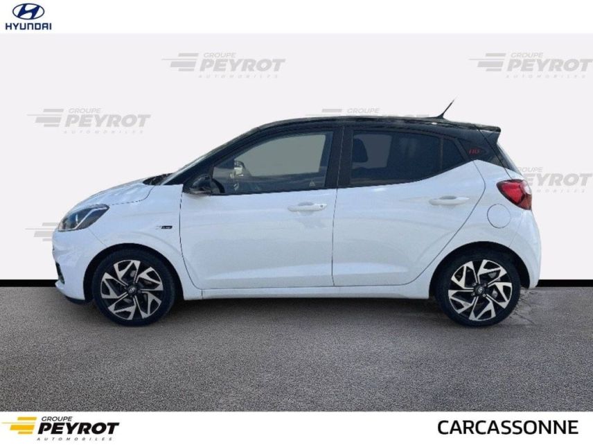 11020 : Hyundai Carcassonne - HMDS - HYUNDAI i10 N Line - i10 III - ATLAS WHITE/PHANTOM BLACK - Boîte manuelle - Essence sans plomb