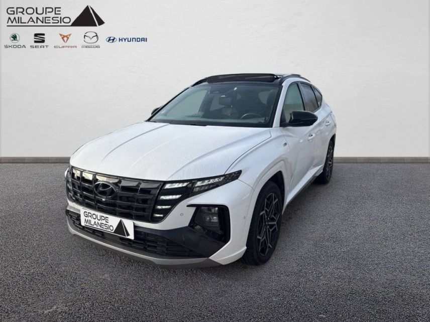 13290 : Hyundai Aix en Provence - Cap Milanesio - HYUNDAI TUCSON N Line Executive - TUCSON IV - blanc - Boîte automatique - Essence / Courant électrique