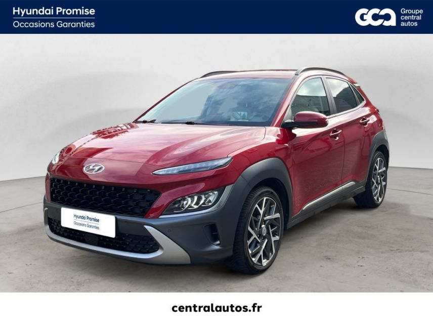38200 : Hyundai Vienne - Groupe Central Autos - HYUNDAI KONA HYBRID Executive - KONA - Rouge - Automate sequentiel - Essence / Courant électrique