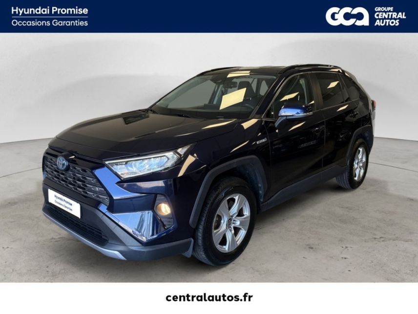 69300 : Hyundai Lyon Nord - Groupe Central Autos - TOYOTA RAV4 HYBRIDE MY20 Dynamic - RAV4 V - Bleu - Automate à fonct. Continu - Essence / Courant électrique