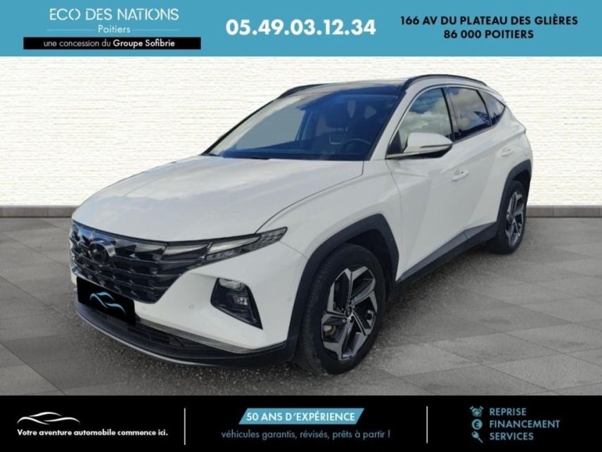 86000 : Hyundai Poitiers - Eco des Nations - HYUNDAI Tucson - Tucson - Serenity White Métal - Traction - Hybride : Essence/Electrique