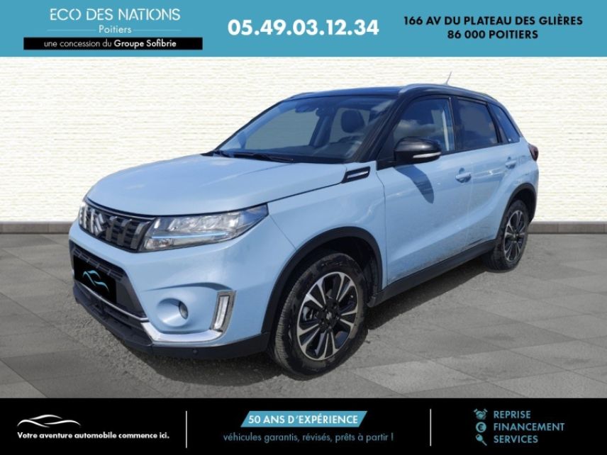 86000 : Hyundai Poitiers - Eco des Nations - SUZUKI Vitara - Vitara - Bleu clair - Traction - Essence/Micro-Hybride