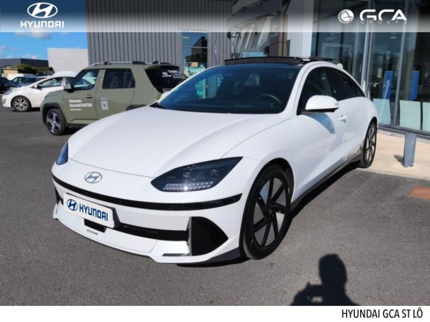 50000 : Hyundai Saint-Lô - GCA - HYUNDAI Ioniq 6 - Ioniq 6 - Serenity White métal - Propulsion - Electrique