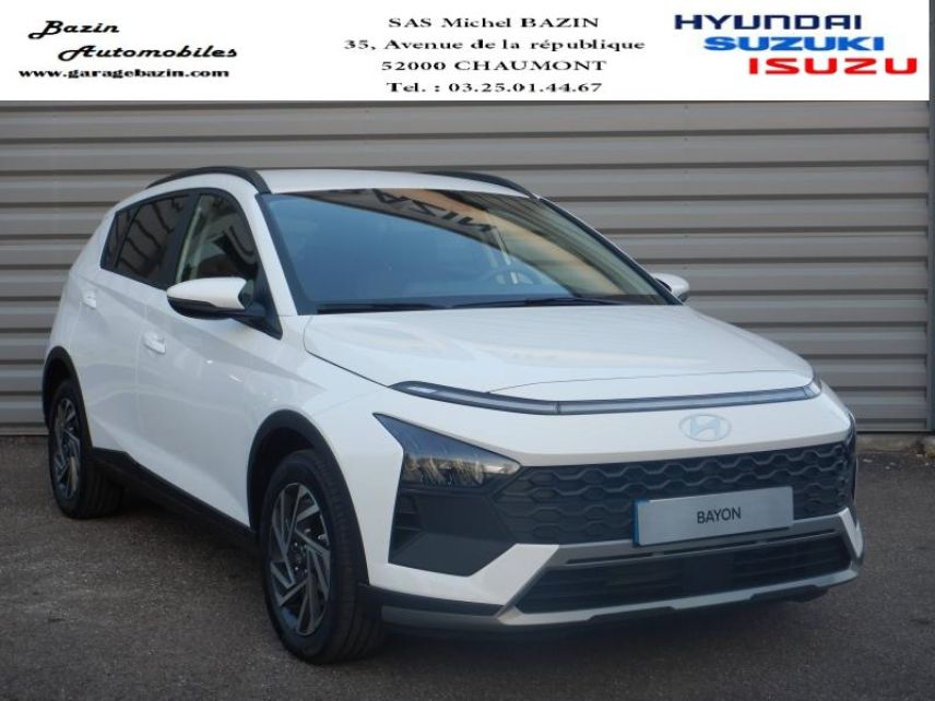 52000 : Hyundai Chaumont - Garage Michel Bazin - HYUNDAI Bayon - Bayon - Atlas White - Traction - Essence