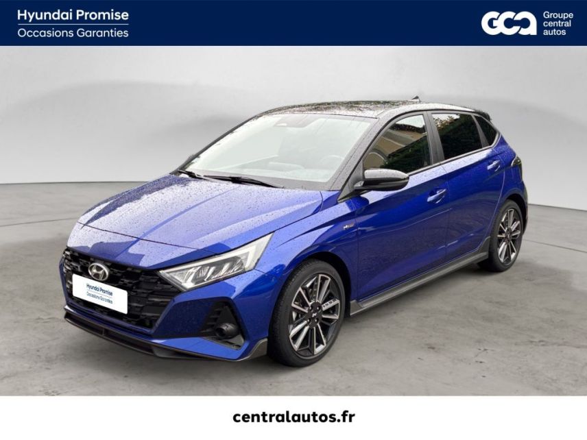 69340 : Hyundai Lyon Ouest - Groupe Central Autos - HYUNDAI i20 N Line Michel Vaillant - i20 III - Bleu - Automate sequentiel - Essence sans plomb
