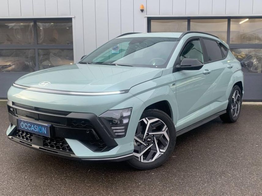 57685 : Hyundai Metz - Theobald Automobiles - HYUNDAI Kona - Kona - Vert - Traction - Hybride : Essence/Electrique