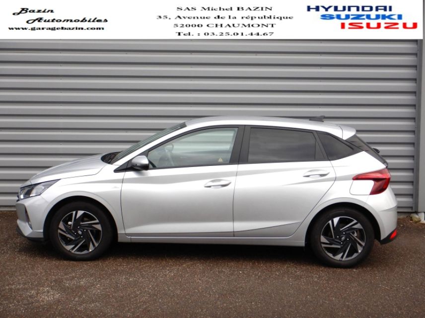 52000 : Hyundai Chaumont - Garage Michel Bazin - HYUNDAI i20 - i20 - Sleek Silver Métal - Traction - Essence/Micro-Hybride