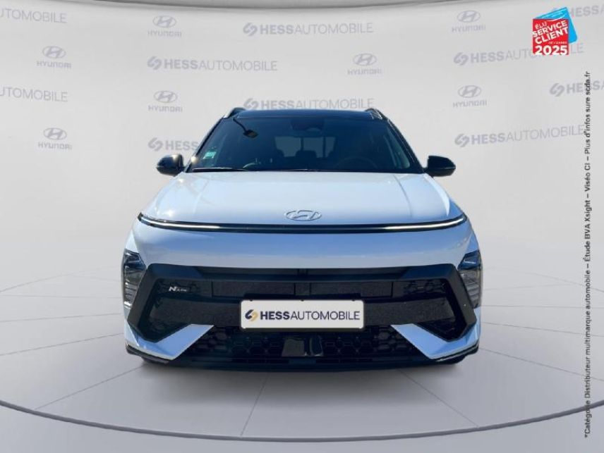 67800 : Hyundai Strasbourg - HESS Automobile - HYUNDAI Kona - Kona - Atlas White/Toit/rétros Black - Traction - Hybride : Essence/Electrique