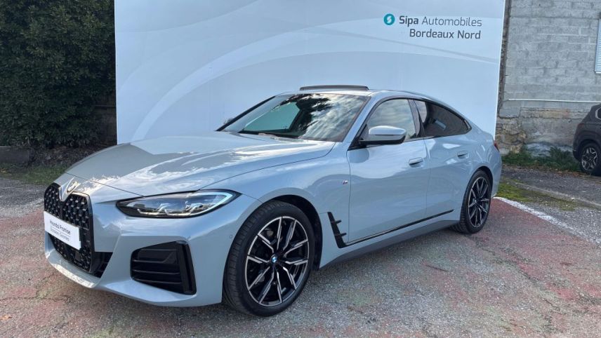 33110 : Hyundai Bordeaux Nord Le Bouscat - Sipa Automobiles - BMW SERIE 4 GRAN COUPE G26 M Sport - SERIE 4 GRAN COUPE G26 - Gris - Boîte automatique - Essence sans plomb