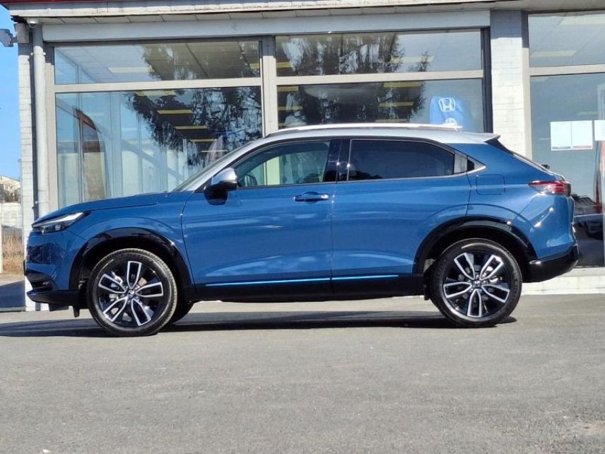 57200 : Hyundai Sarreguemines - Theobald Automobiles - HONDA HR-V - HR-V - Bleu Okinawa Nacré Bi-ton - Traction - Hybride : Essence/Electrique