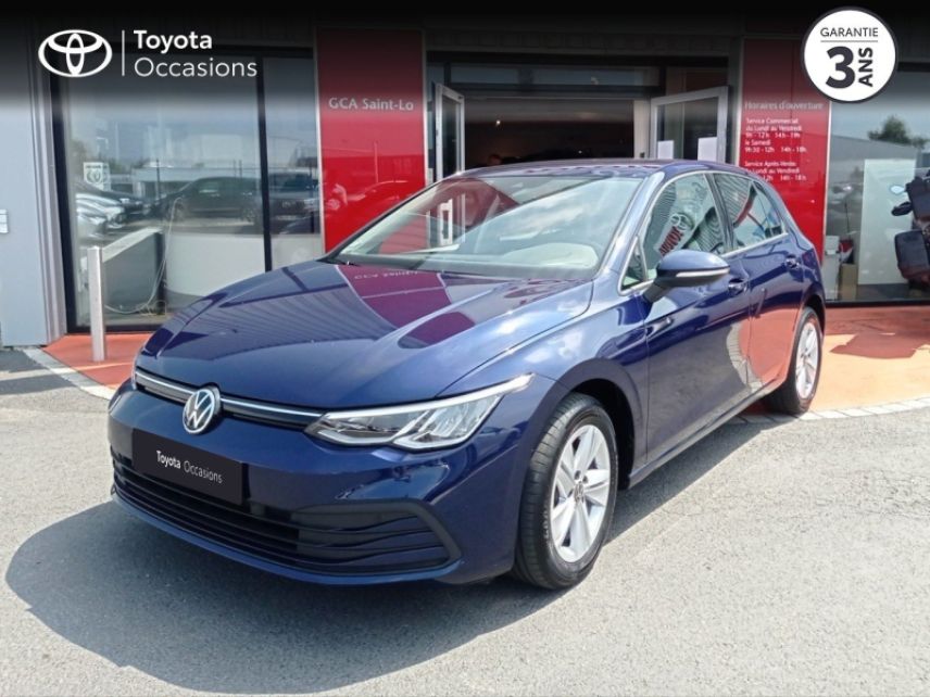 50000 : Hyundai Saint-Lô - GCA - VOLKSWAGEN Golf - Golf - Bleu Atlantique métallisée - Traction - Essence/Micro-Hybride