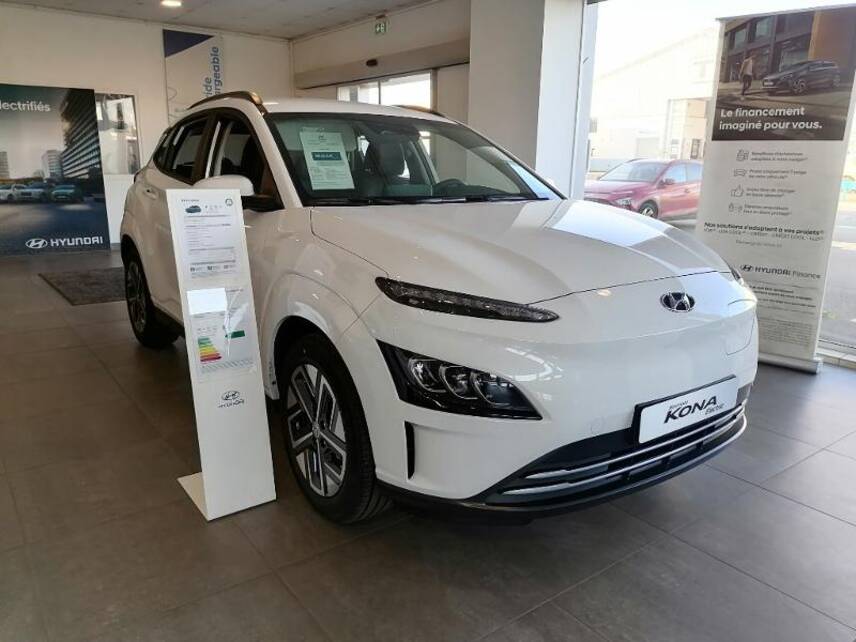 72100 : Hyundai Le Mans - Planet Auto - HYUNDAI Kona - Kona - Serenity White Métal - Traction - Electrique