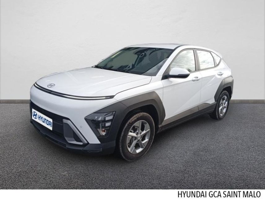 35400 : Hyundai Saint-Malo - GCA - HYUNDAI Kona - Kona - Atlas White - Traction - Hybride : Essence/Electrique