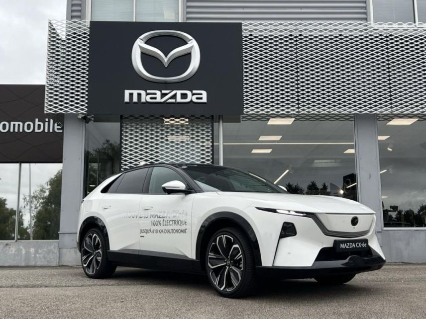 29000 : Hyundai Quimper - Iroise Automobiles - MAZDA CX-6e - CX-6e - Blanc - Propulsion - Electrique