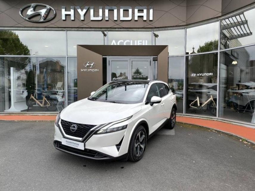 19100 : Hyundai Brive-la-Gaillarde - Garage Pouget - NISSAN Qashqai - Qashqai - Blanc Lunaire (Spéciale) - Traction - Essence/Micro-Hybride