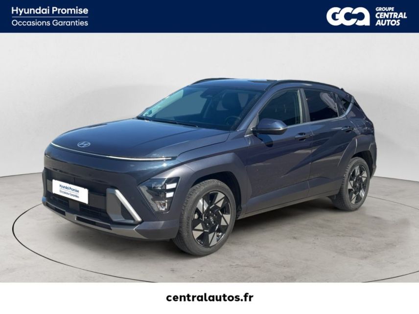 38300 : Hyundai Bourgoin-Jallieu - Groupe Central Autos - HYUNDAI KONA Creative - KONA II - Bleu - Automate sequentiel - Essence / Courant électrique
