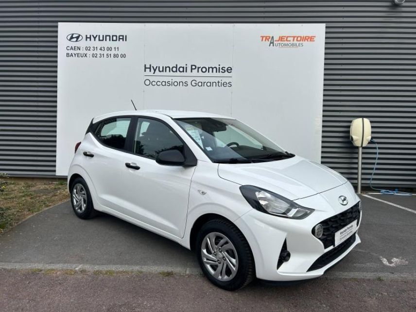 14100 : Hyundai Lisieux - Trajectoire Automobiles - HYUNDAI i10 - i10 - Polar White - Traction - Essence