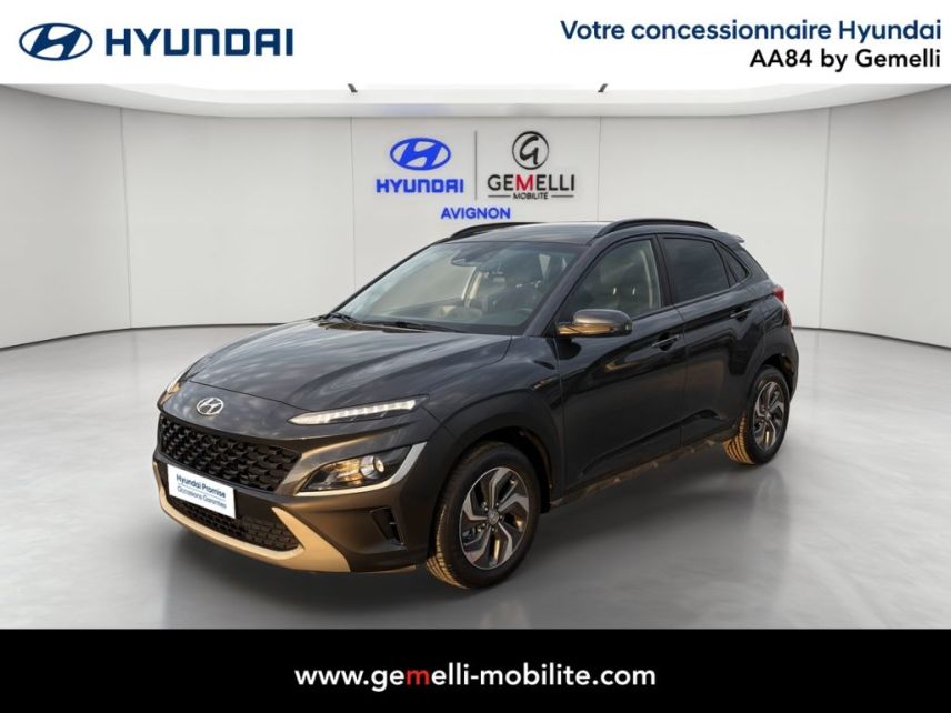 84130 : Hyundai Avignon - Actions Automobiles 84 - HYUNDAI KONA HYBRID Intuitive - KONA - Gris - Automate sequentiel - Essence / Courant électrique