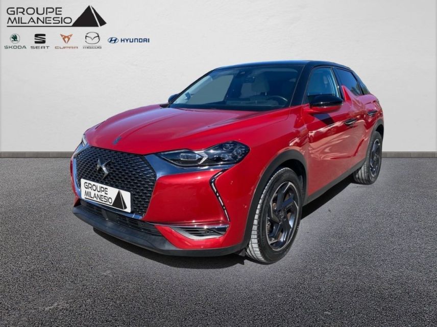 13300 : Hyundai Salon de Provence - Cap Milanesio - DS DS 3 CROSSBACK Grand Chic - DS 3 CROSSBACK (10/2018-09/2022) - Rouge - Boîte automatique - Diesel