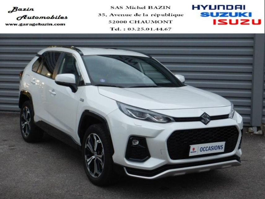 52000 : Hyundai Chaumont - Garage Michel Bazin - SUZUKI Across - Across - Platinium White Pearl Metallic - Transmission intégrale - Hybride rechargeable : Essence/Electrique