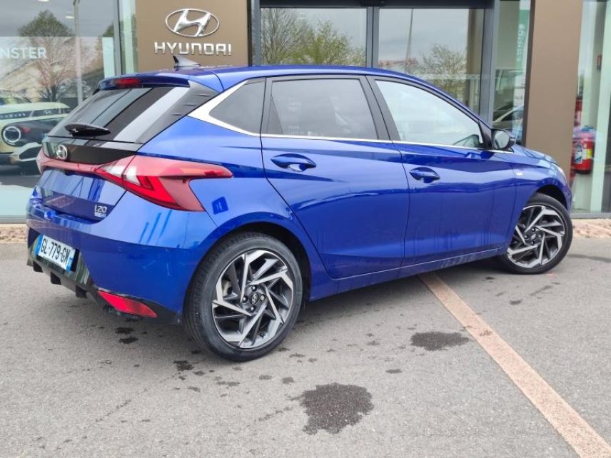 59640 : Hyundai Dunkerque - Europ'Auto - HYUNDAI i20 - i20 - Intense Blue Métal - Traction - Essence/Micro-Hybride