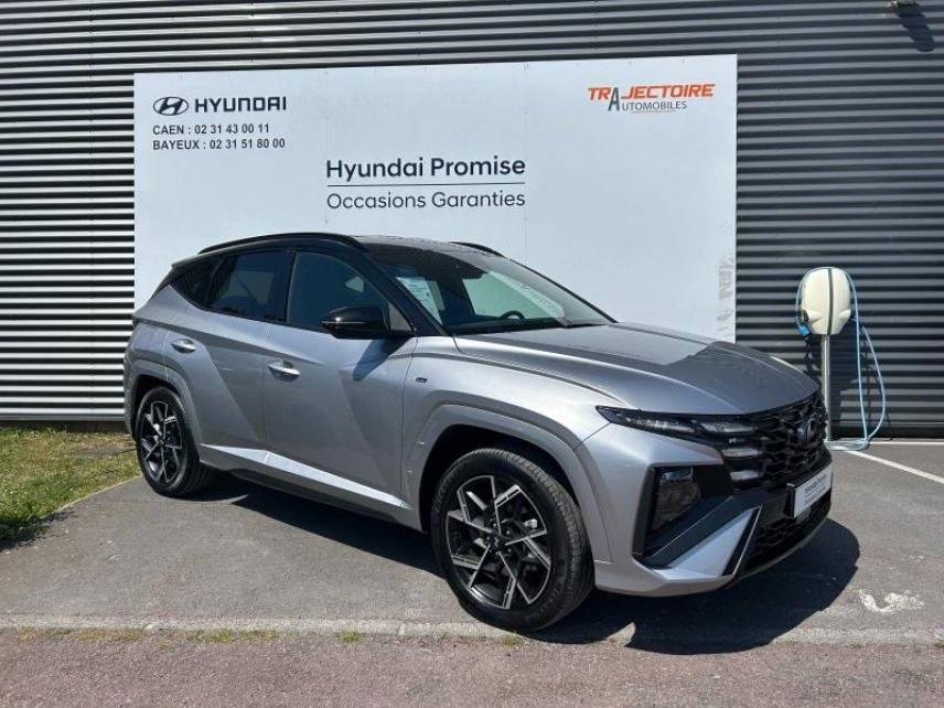 14100 : Hyundai Lisieux - Trajectoire Automobiles - HYUNDAI Tucson - Tucson - Shimmering Silver/Toit/rétros Black - Traction - Hybride rechargeable : Essence/Electrique