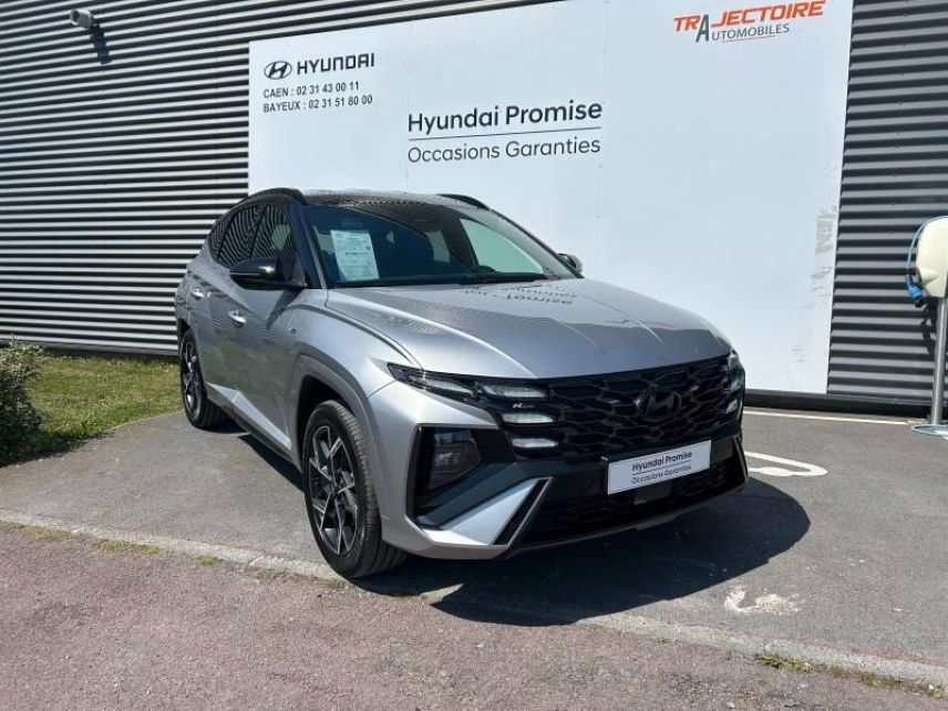 14100 : Hyundai Lisieux - Trajectoire Automobiles - HYUNDAI Tucson - Tucson - Shimmering Silver/Toit/rétros Black - Traction - Hybride rechargeable : Essence/Electrique